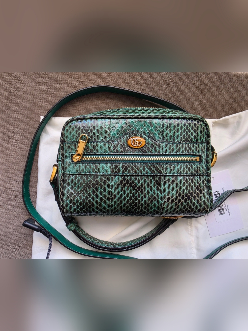 Gucci Python Mini Ophidia Crossbody Bag